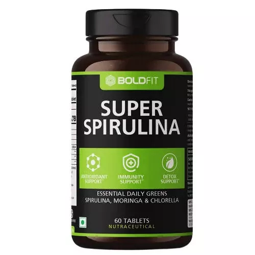 Boldfit Super Spirulina Tablets - 60 tabs