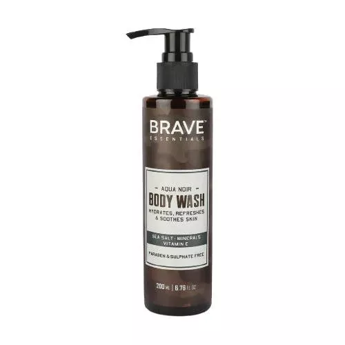 Brave Essentials Aqua Noir Body Wash - 200 ml