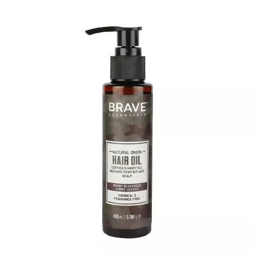 Brave Essentials Natural Onion Hair Oil - 100 ml