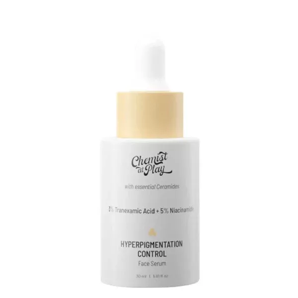Chemist At Play Hyperpigmentation Control Face Serum, Reduces Acne Scars and Post-Inflammatory Pigmentation - 30 ml