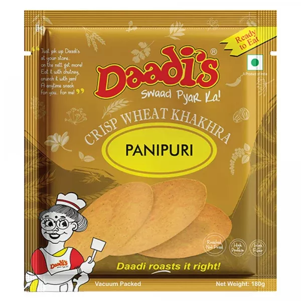 Daadi's Panipuri Khakhra - 180 gm