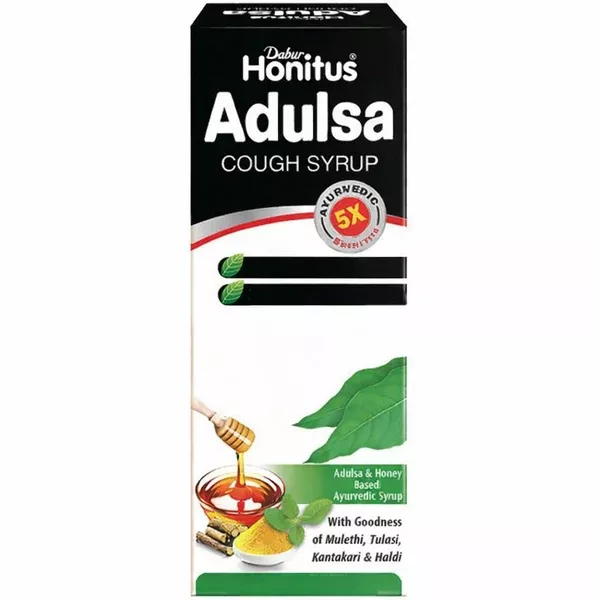 Dabur Honitus Adulsa Cough Syrup - 100 ml