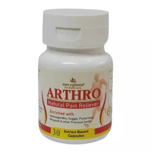 Deep Ayurveda Arthro 500mg Veg Capsules - 30 caps