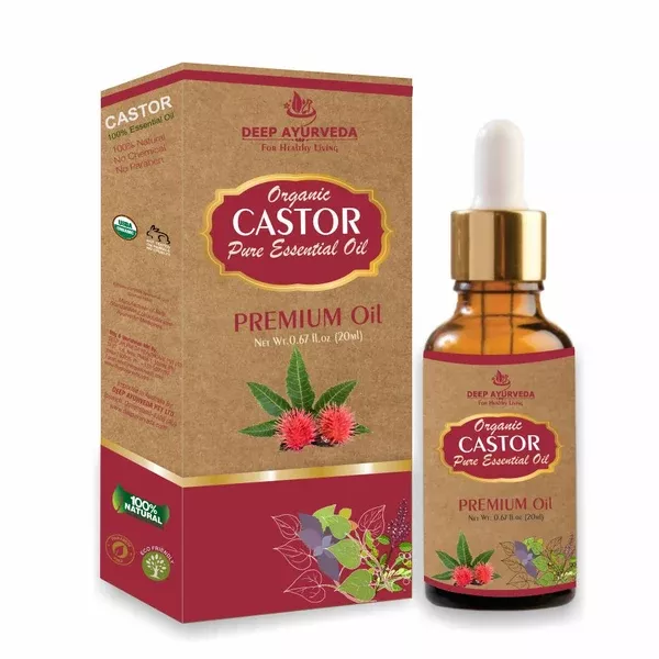 Deep Ayurveda Castor Pure Essential Oil - 100 ml