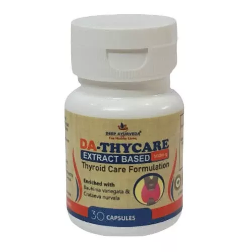Deep Ayurveda DA-Thycare 500mg Veg Capsules - 30 caps