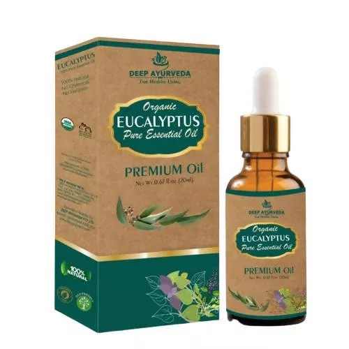 Deep Ayurveda Eucalyptus Pure Essential Oil - 20 ml