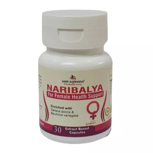 Deep Ayurveda Naribalya 500mg Veg Capsules - 30 caps