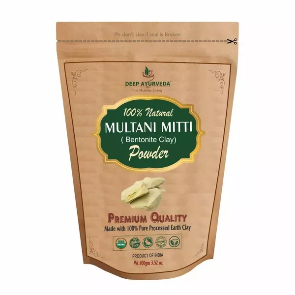 Deep Ayurveda Natural Multani Mitti - 100 gm