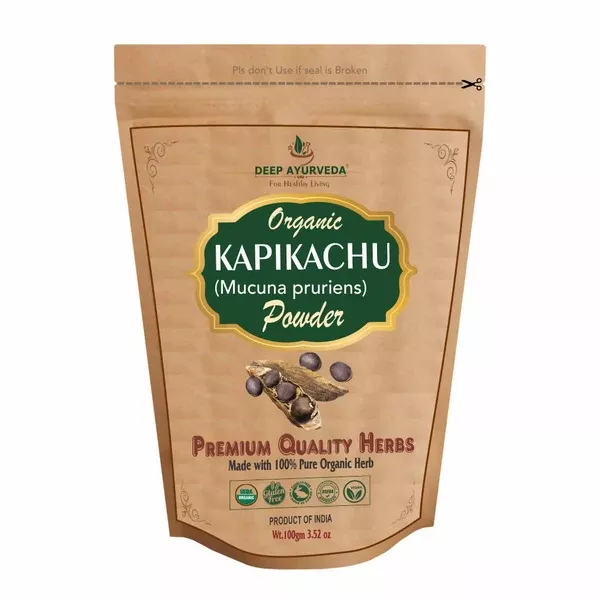 Deep Ayurveda Organic Kapikachu Powder - 100 gm