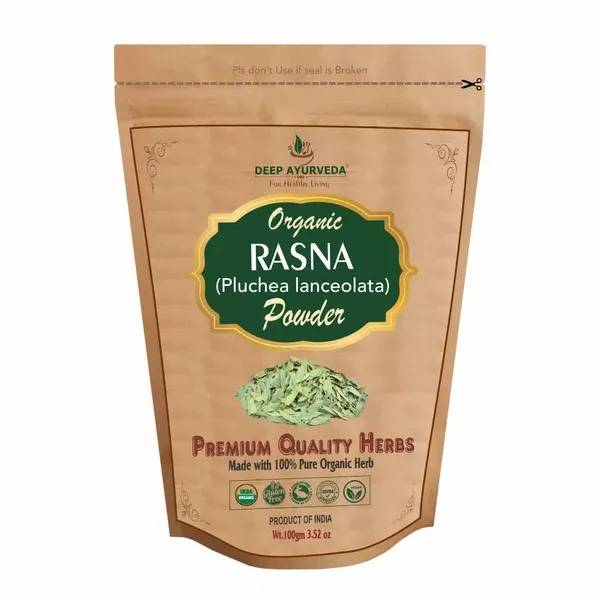 Deep Ayurveda Organic Rasna Powder - 100 gm