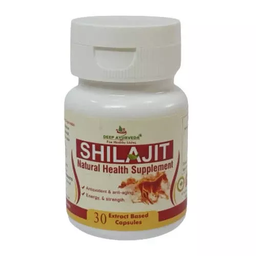 Deep Ayurveda SJ 500mg Veg Capsules - 30 caps