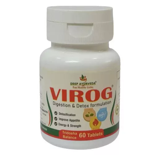 Deep Ayurveda Virog Tridosha Balance Tablets - 60 tabs