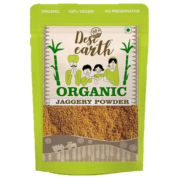 Desi Earth Organic Jaggery Powder - 500 gm