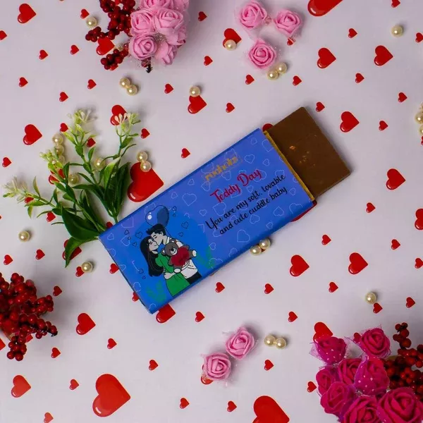 Dibha Ruchoks Valentine Special Dark Chocolate Bar - 65 gm