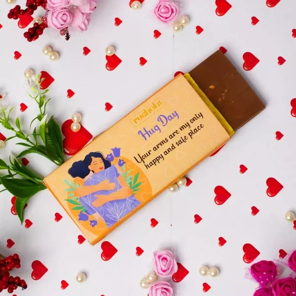Dibha Ruchoks Valentines Special Coffee Orange Chocolate Bars - 67 gm