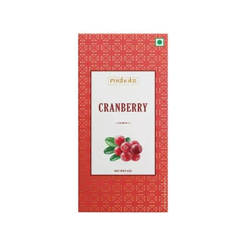 Dibha Valentines Special Cranberry Chocolate Bars - 65 gm