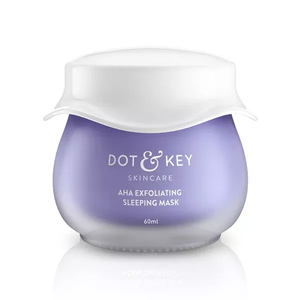 Dot & Key AHA Exfoliating Sleeping Face Mask With Lactic & Hyaluronic Acid - 60 ml