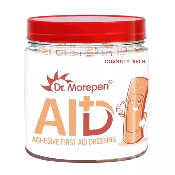 Dr. Morepen AID ?Band-Aid Adhesive - Pack of 1 - 100 Strips