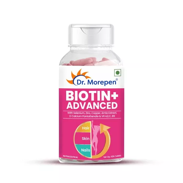 Dr. Morepen Biotin Plus Tablets - 60 tabs - Pack of 1