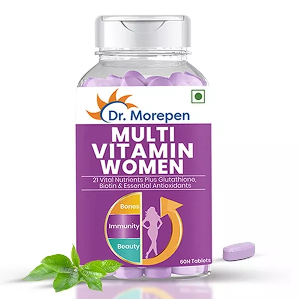 Dr. Morepen Multi-Vitamin Tablets For Women - 60 tabs - Pack of 1