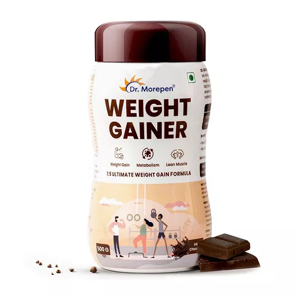 Dr. Morepen Weight Gainer - Chocolate Flavor - Pack of 1 - 500 gm