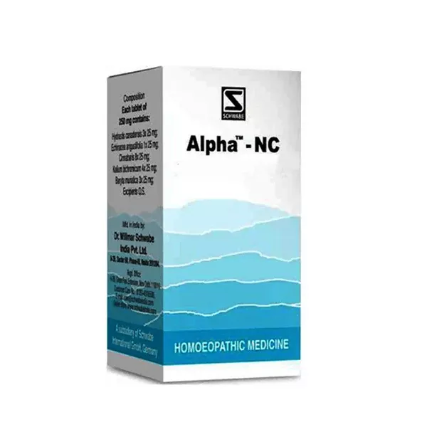 Dr. Willmar Schwabe India Alpha - NC Tablet - 20 gm