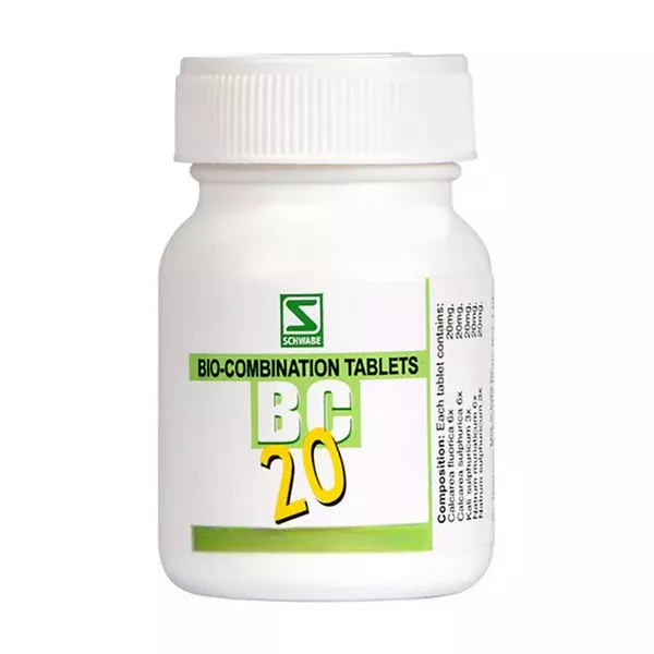 Dr. Willmar Schwabe India Bio-Combination 20 (BC 20) Tablet - 20 gm