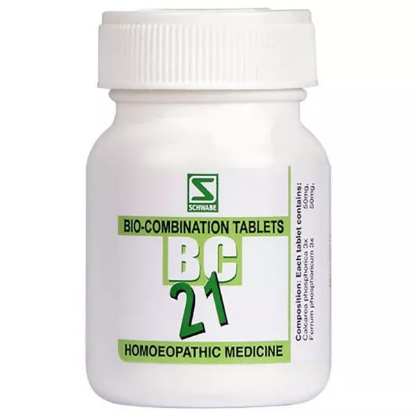 Dr. Willmar Schwabe India Bio-Combination 21 (BC 21) Tablet - 20 gm