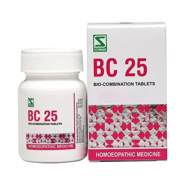 Dr. Willmar Schwabe India Bio-Combination 25 (BC 25) Tablet - 20 gm