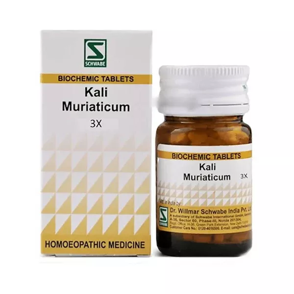 Dr. Willmar Schwabe India Kali Muriaticum Biochemic Tablet - 20 gm - 3X