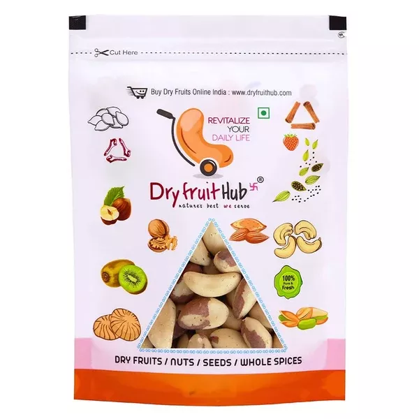 Dry Fruit Hub Brazil Nuts - 250 gm