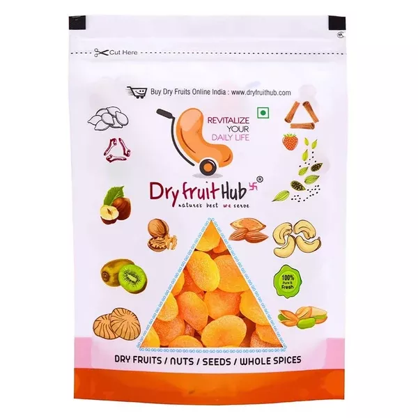 Dry Fruit Hub Dried Apricot Seedless - 400 gm