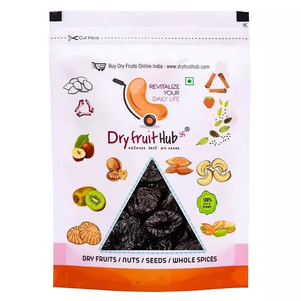 Dry Fruit Hub Prunes Platted - 400 gm