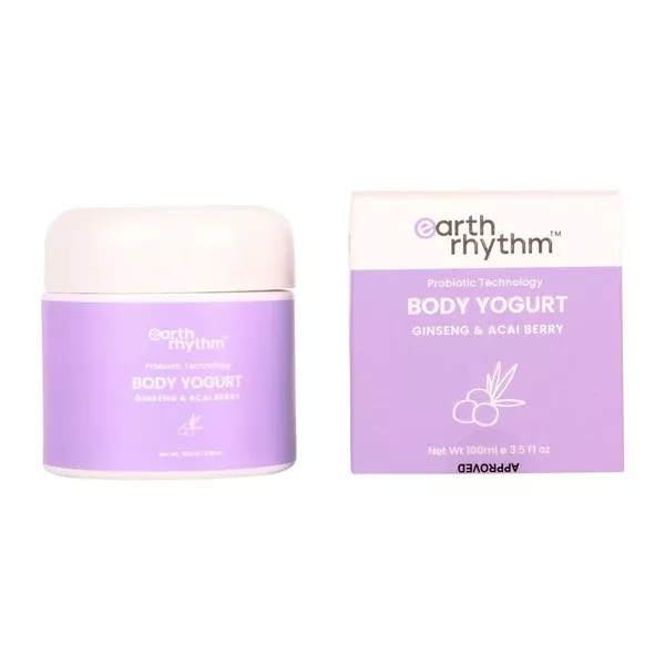 Earth Rhythm Ginseng & Acai Berry Body Yogurt - 100 ml