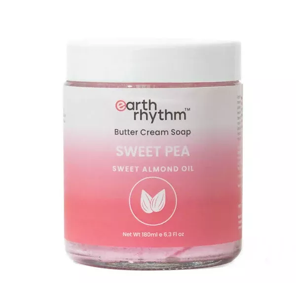 Earth Rhythm Sweet Pea Butter Cream Soap - 180 ml