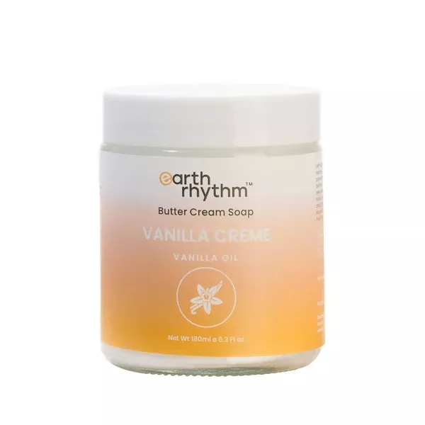 Earth Rhythm Vanilla Creme Butter Cream Soap - 180 ml
