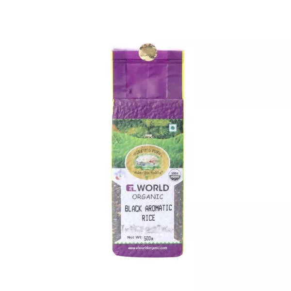 El World Organic Black Aromatic Rice - 500 gm