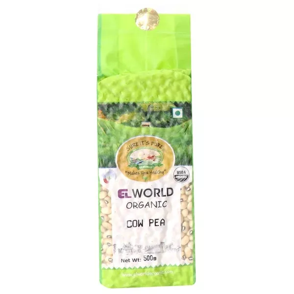 El World Organic Cow Peas - 500 gm