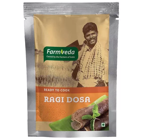 Farmveda Ready To Cook Ragi Dosa Mix - 500 gm