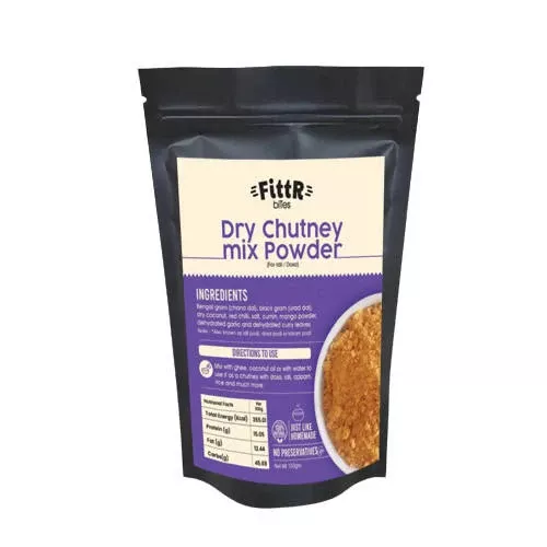 FittR biTes Dry Chutney Mix Powder - 150 gm