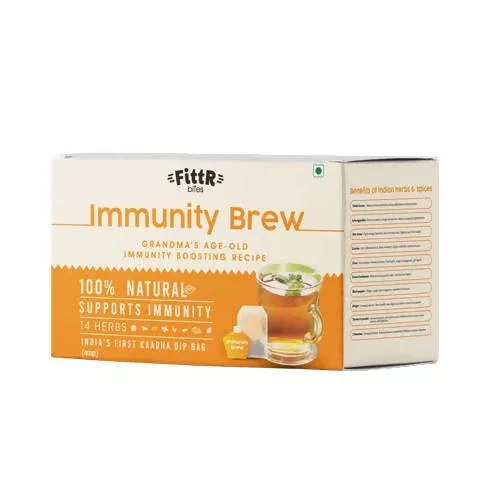 FittR biTes Immunity Brew Tea Bags - 25 Teabags