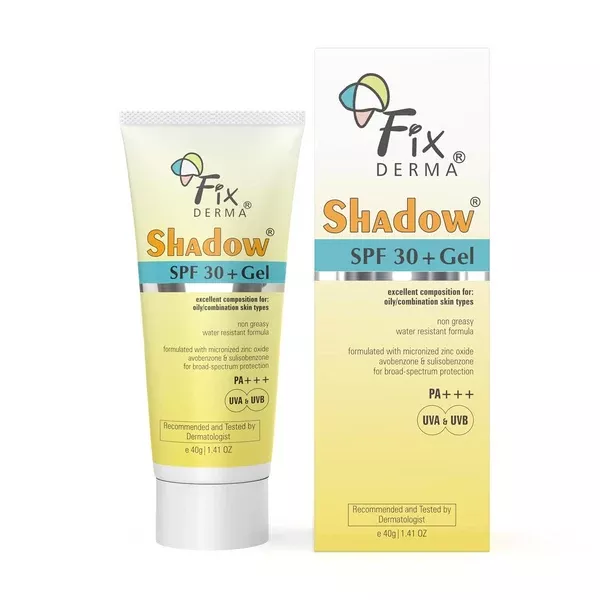 Fixderma Shadow SPF 30+ Sunscreen Gel - 40 gm