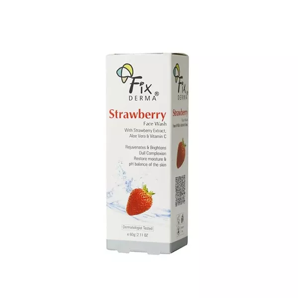 Fixderma Strawberry Face Wash - 60 gm