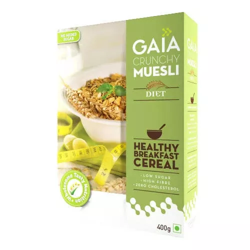 Gaia Crunchy Muesli–Diet - 400 gm