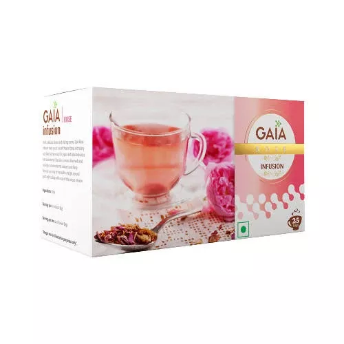 Gaia Rose Infusion Green Tea Bags - 25 Teabags