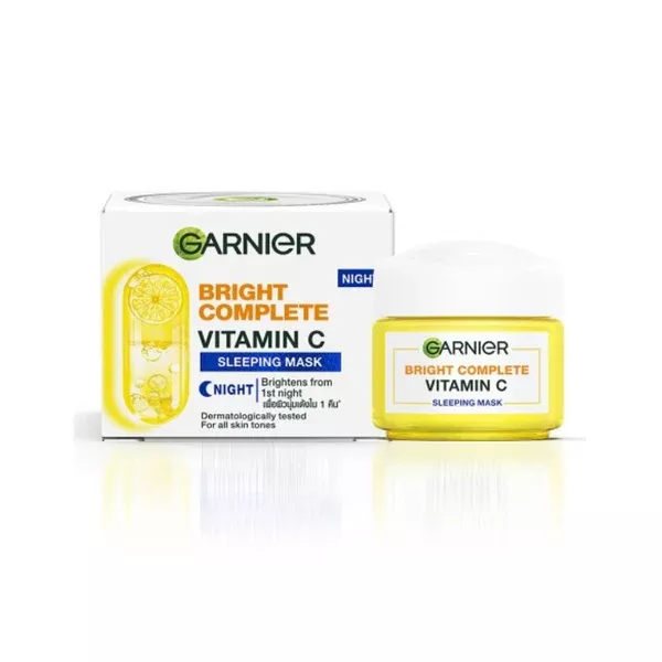 Garnier Bright Complete Vitamin C Yoghurt Night Cream - 18 gm
