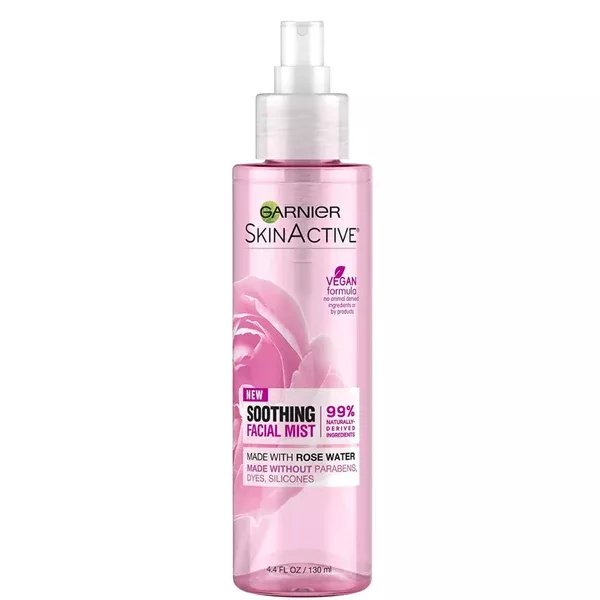 Garnier Skin Active Soothing Facial Mist with Rose Water - 130 ml