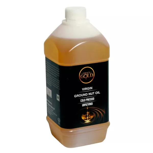 Grace Gold Cold Pressed Virgin Groundnut Oil - 2 L