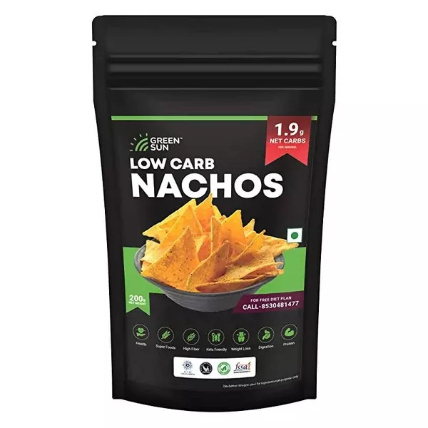 Green Sun Low Carb Nachos - 200 gm