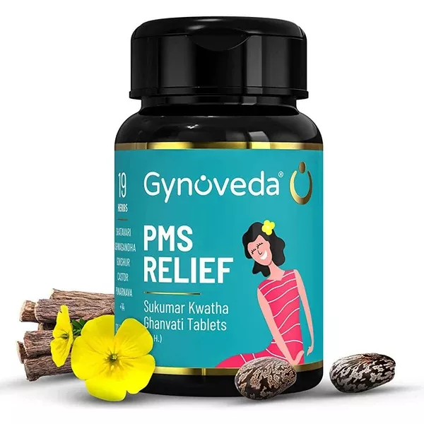 Gynoveda PMS Relief Tablets - 120 tabs